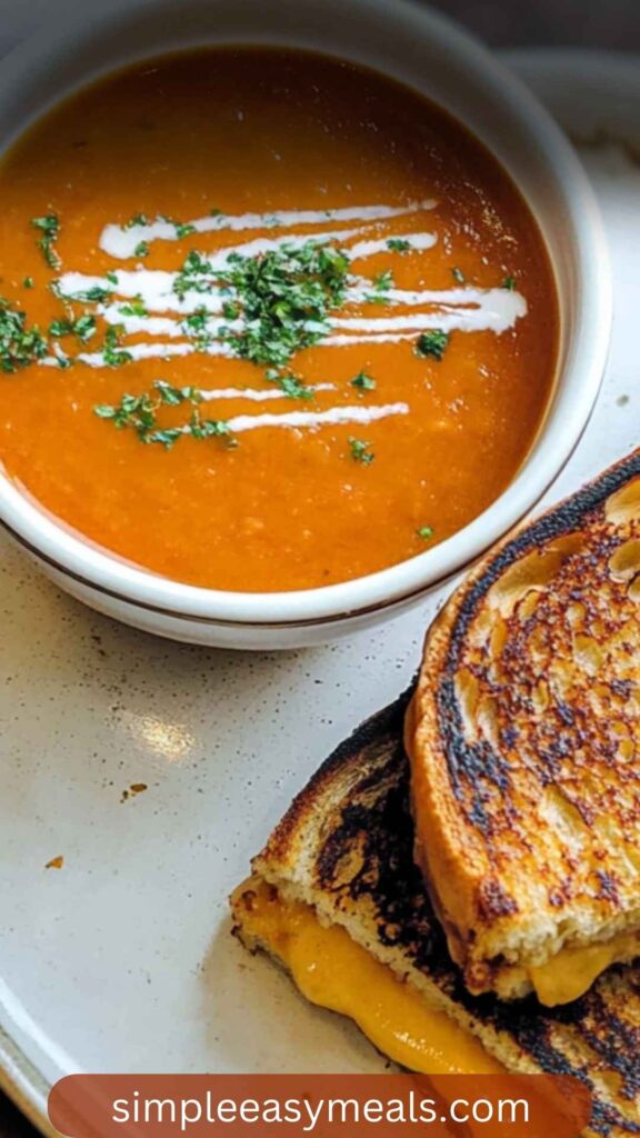 Best Grilled cheese and tomato soup recipe