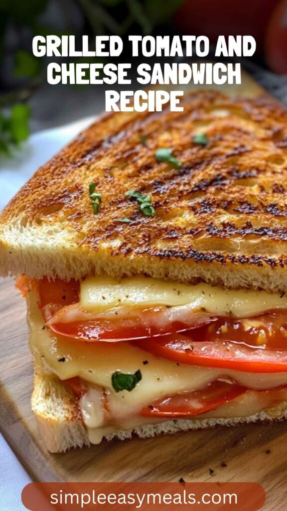 Grilled Tomato And Cheese Sandwich Recipe