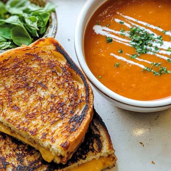 Grilled cheese and tomato soup recipe