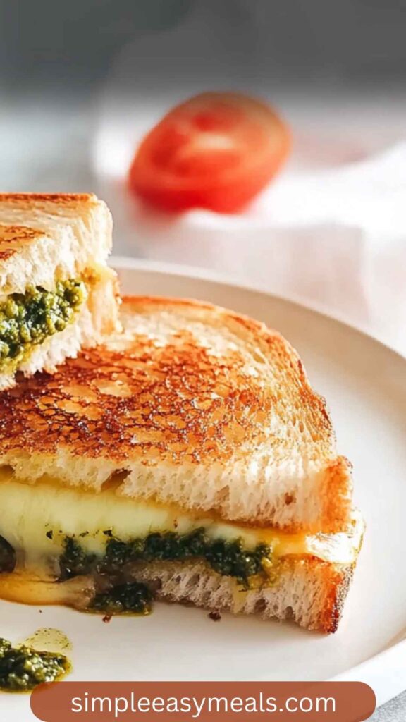 Pesto Grilled Cheese Sandwich Copycat Recipe