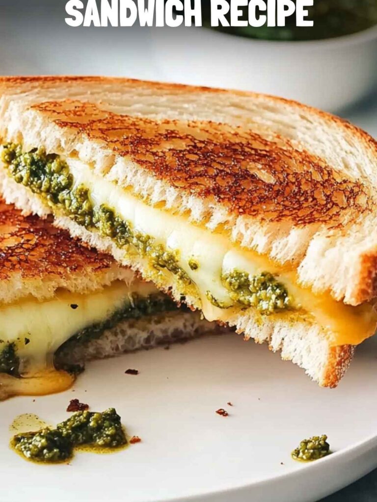 Pesto Grilled Cheese Sandwich Recipe