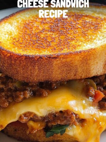 Sloppy Joe Grilled Cheese Sandwich Recipe