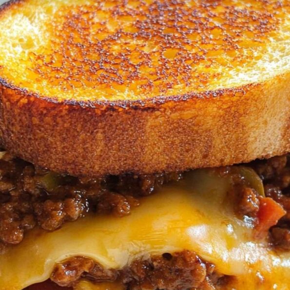 Sloppy Joe Grilled Cheese Sandwich Recipe