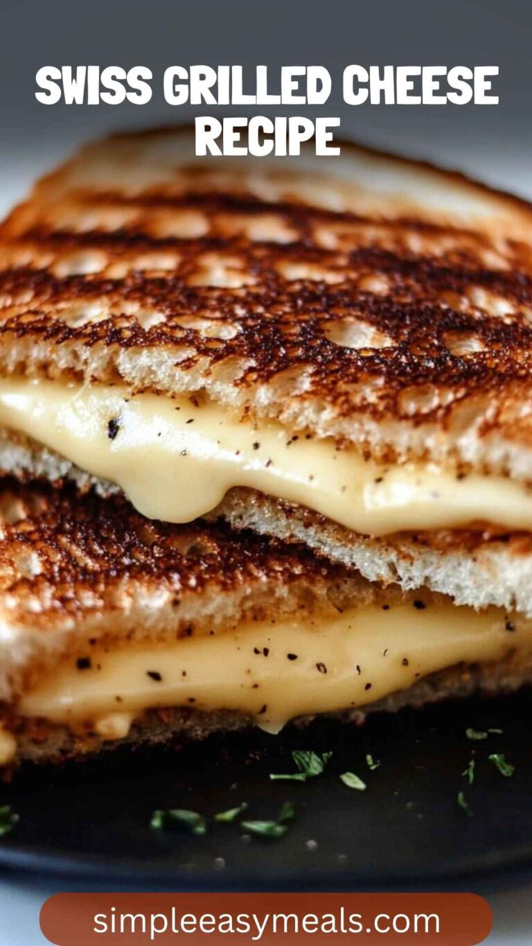 Swiss Grilled Cheese Recipe – Simple Easy Meals