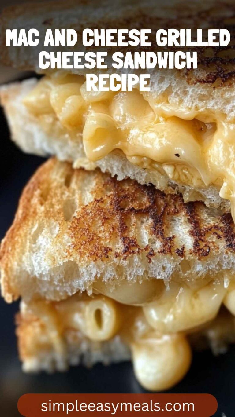Mac and Cheese Grilled Cheese Sandwich Recipe – Simple Easy Meals