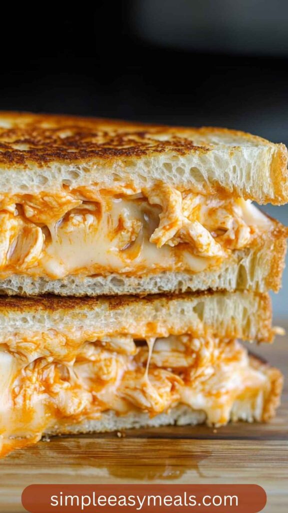 Best Buffalo Chicken Grilled Cheese Recipe