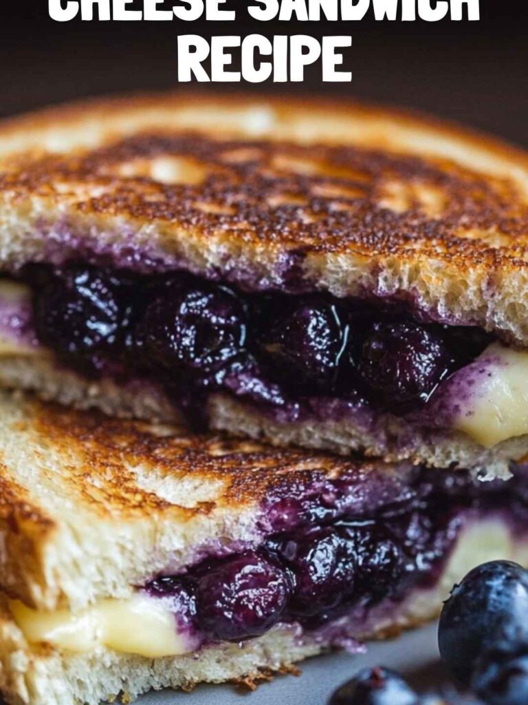 Blueberry Grilled Cheese Sandwich Recipe