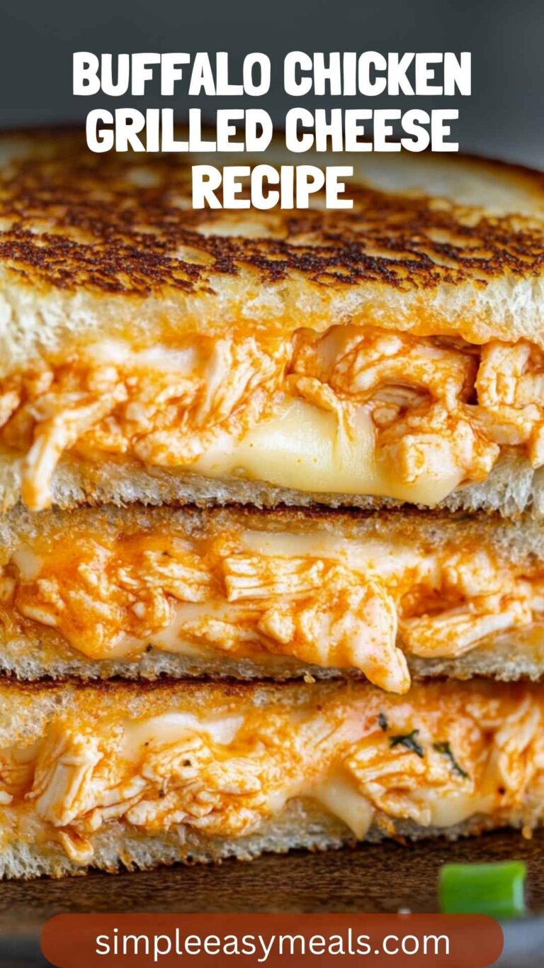 Buffalo Chicken Grilled Cheese Recipe – Simple Easy Meals