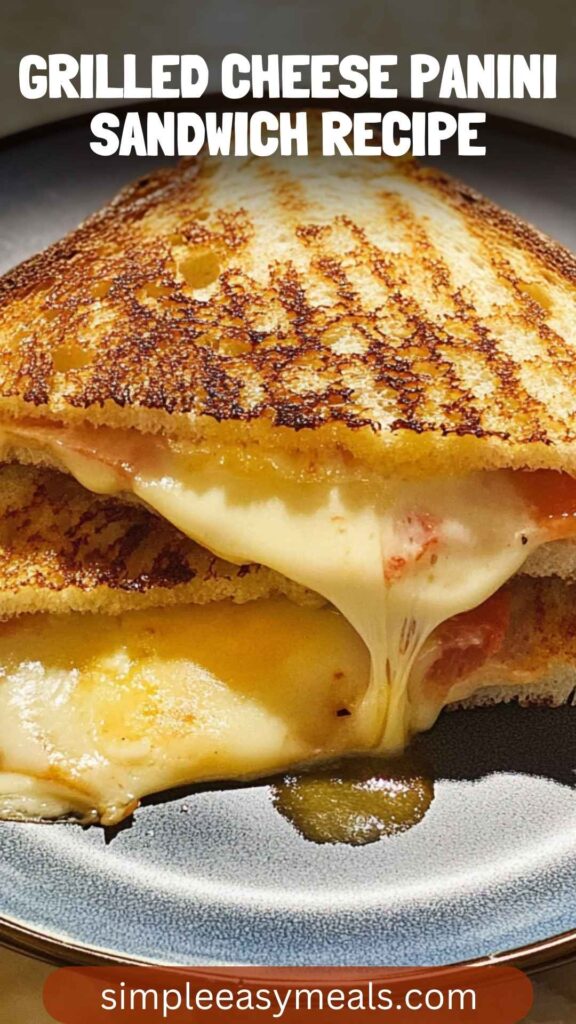 Grilled Cheese Panini Sandwich Recipe