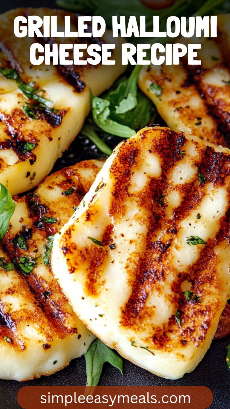Grilled Halloumi Cheese Recipe – Simple Easy Meals