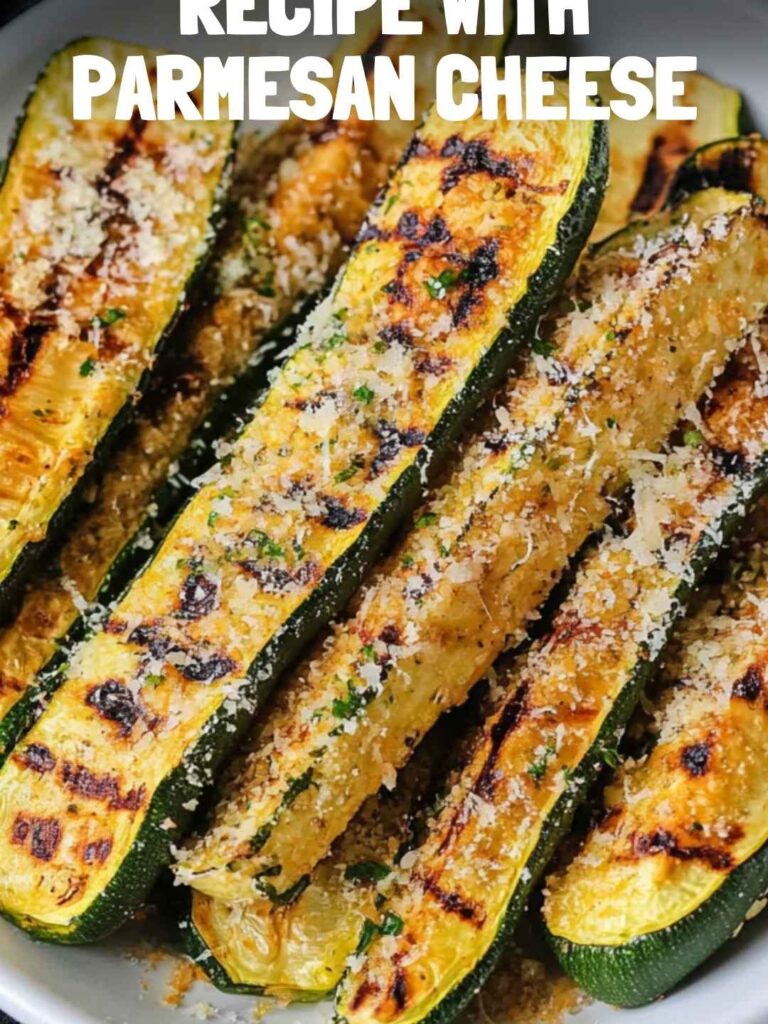 Grilled Zucchini Recipe With Parmesan Cheese