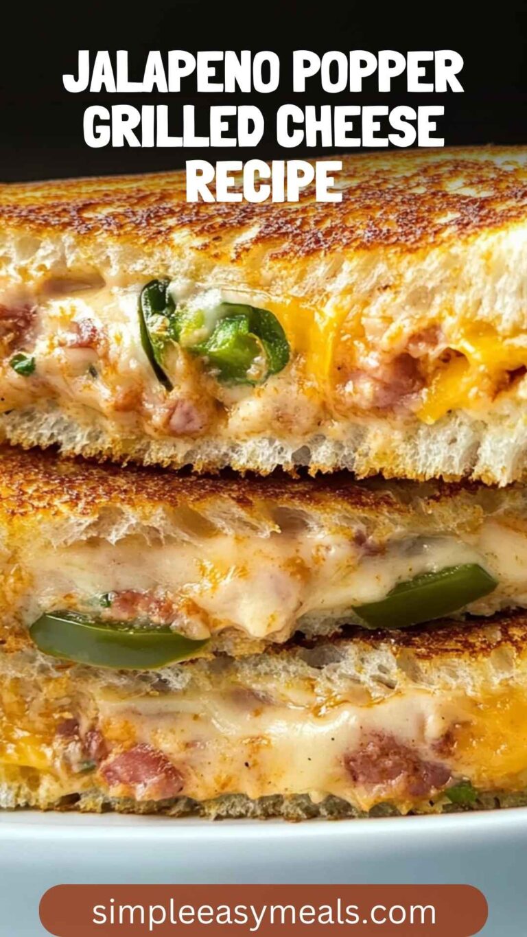 Jalapeno Popper Grilled Cheese Recipe – Simple Easy Meals