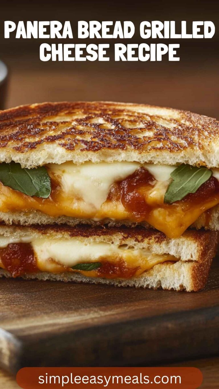 Panera Bread Grilled Cheese Recipe – Simple Easy Meals
