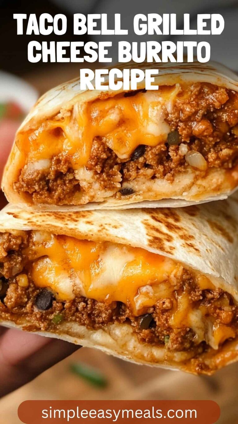 Taco Bell Grilled Cheese Burrito Recipe – Simple Easy Meals