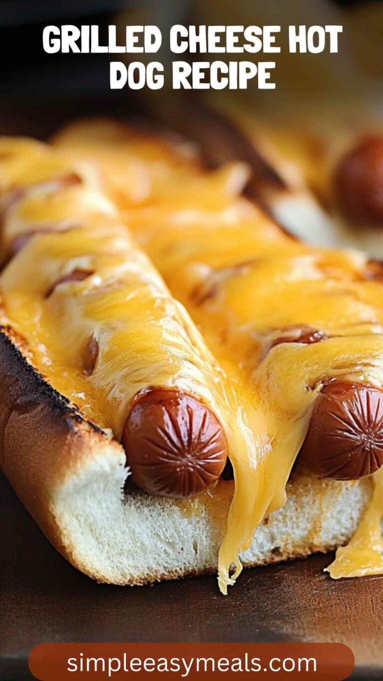 Grilled Cheese Hot Dog Recipe – Simple Easy Meals