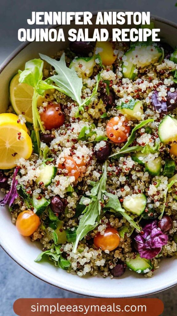 Jennifer Aniston Quinoa Salad Recipe