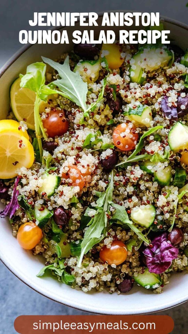 Jennifer Aniston Quinoa Salad Recipe – Simple Easy Meals