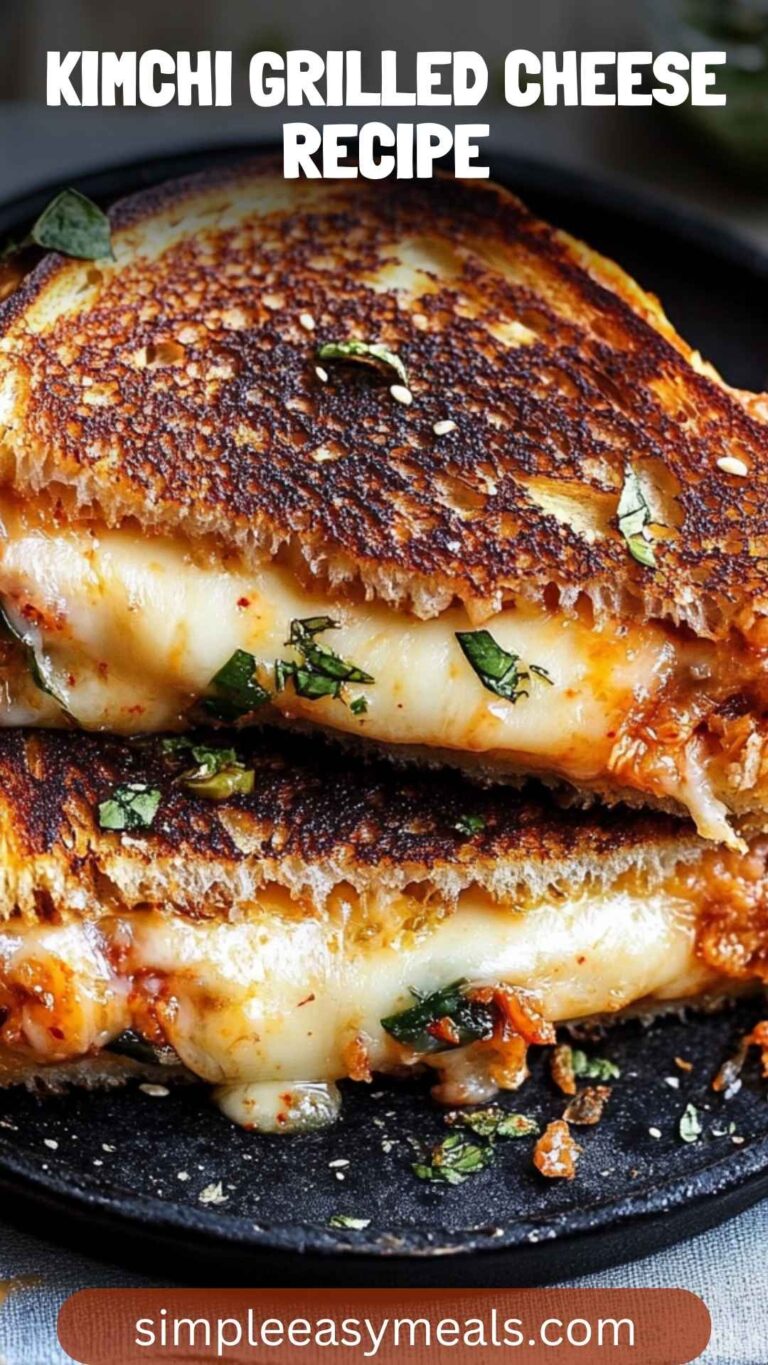 Kimchi Grilled Cheese Recipe – Simple Easy Meals