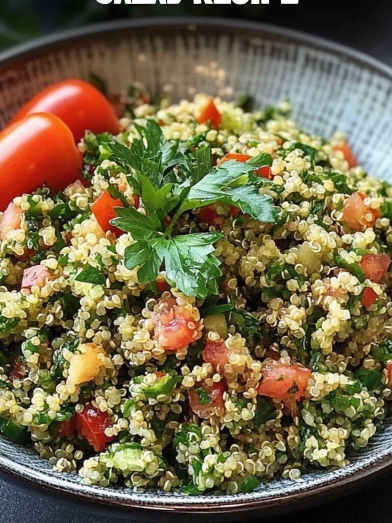 Quinoa Tabbouleh Salad Recipe