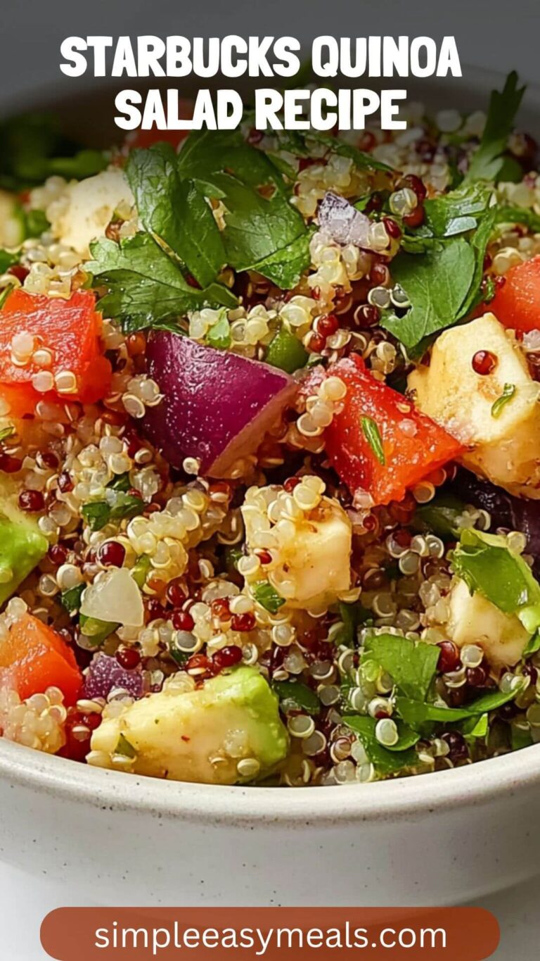 Starbucks Quinoa Salad Recipe – Simple Easy Meals