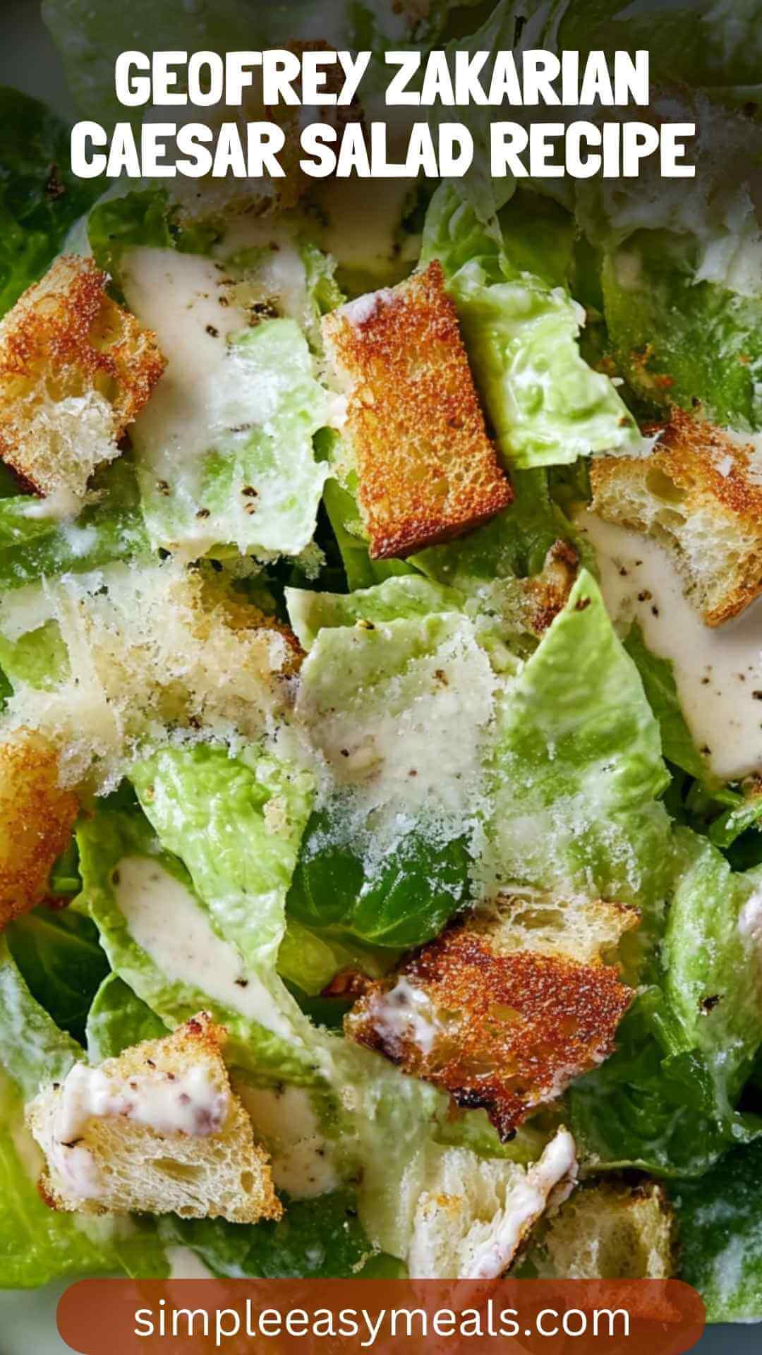 Geofrey Zakarian Caesar Salad Recipe