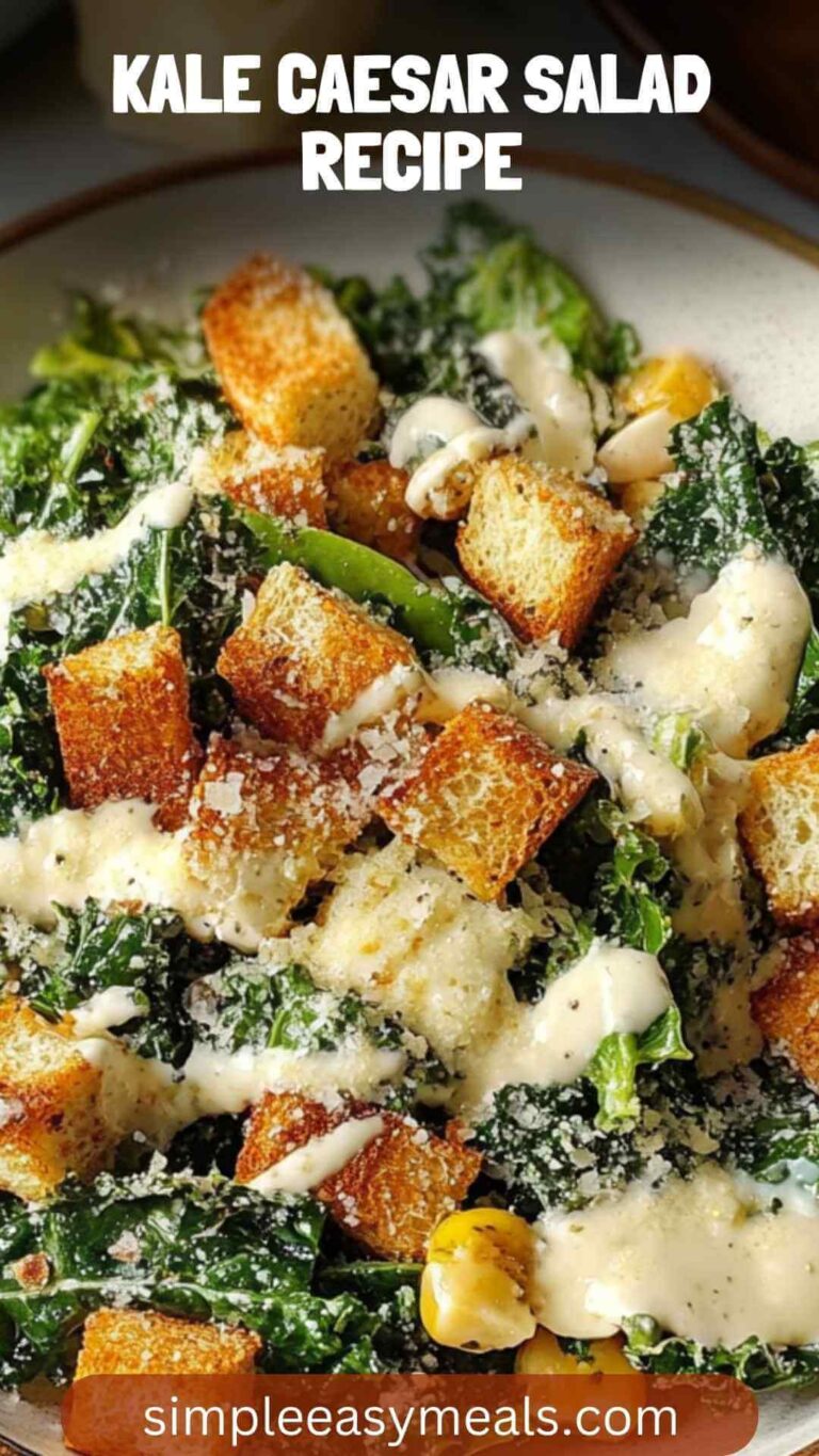 Kale Caesar Salad Recipe – Simple Easy Meals