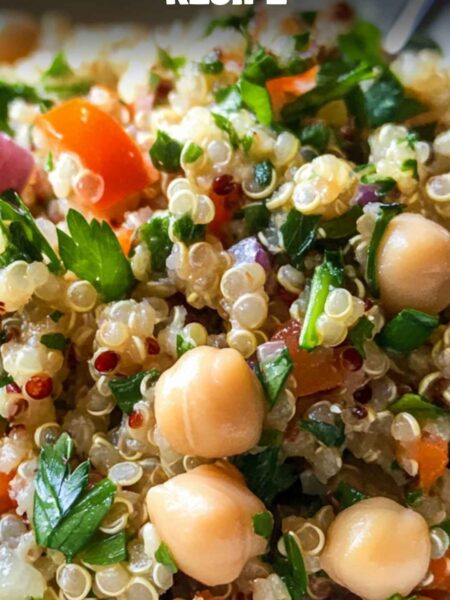 Quinoa Chickpea Salad Recipe