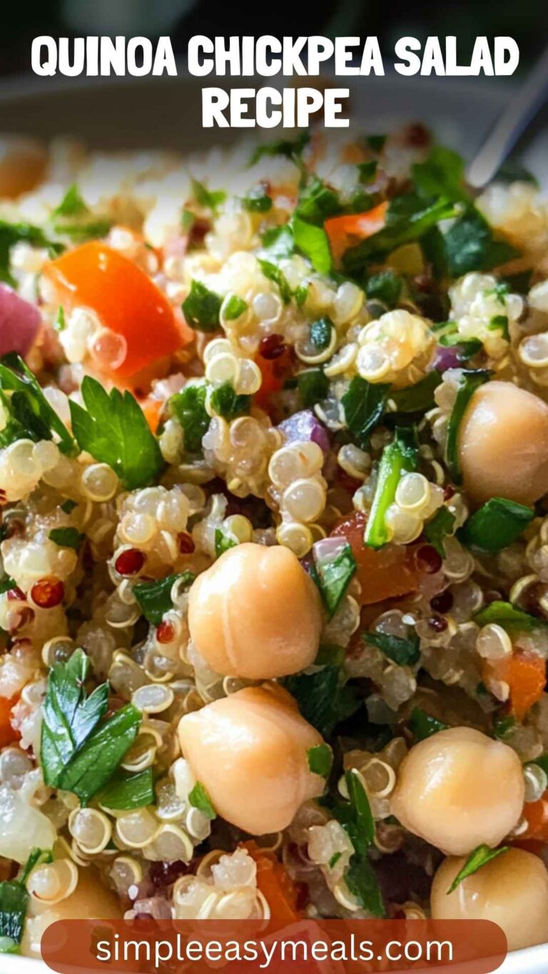 Quinoa Chickpea Salad Recipe – Simple Easy Meals