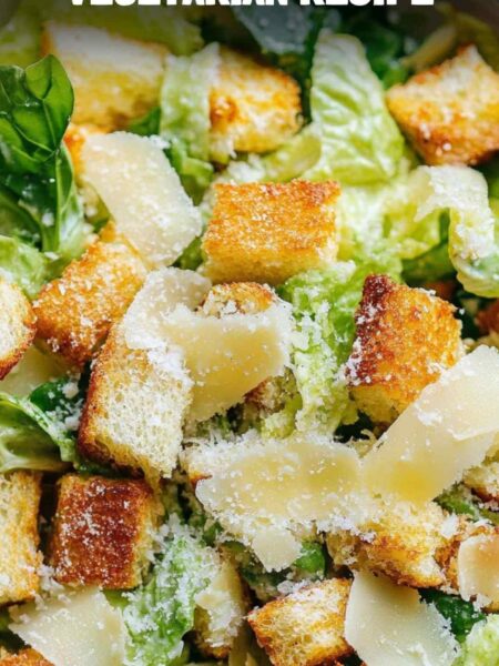 Caesar Salad Vegetarian Recipe