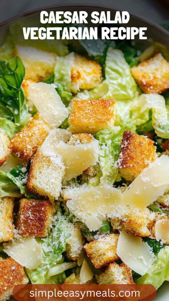 Caesar Salad Vegetarian Recipe