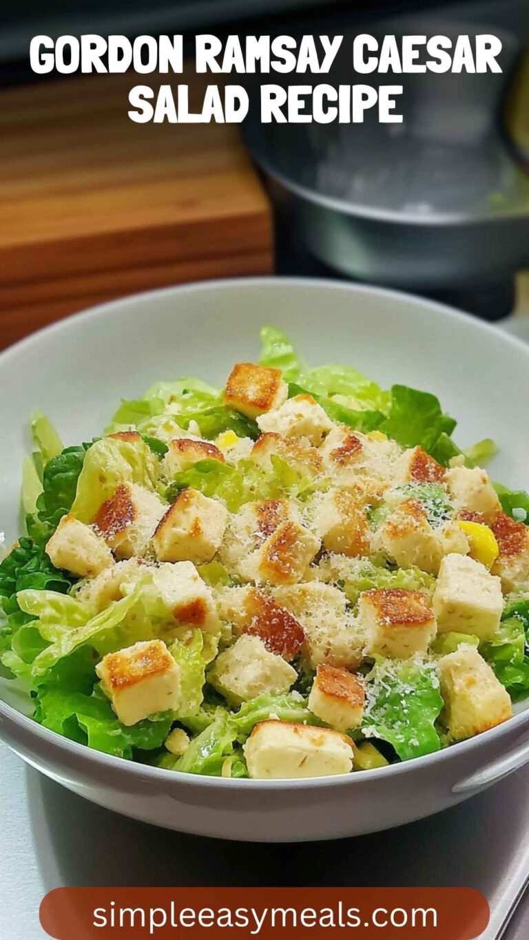 Gordon Ramsay Caesar Salad Recipe – Simple Easy Meals