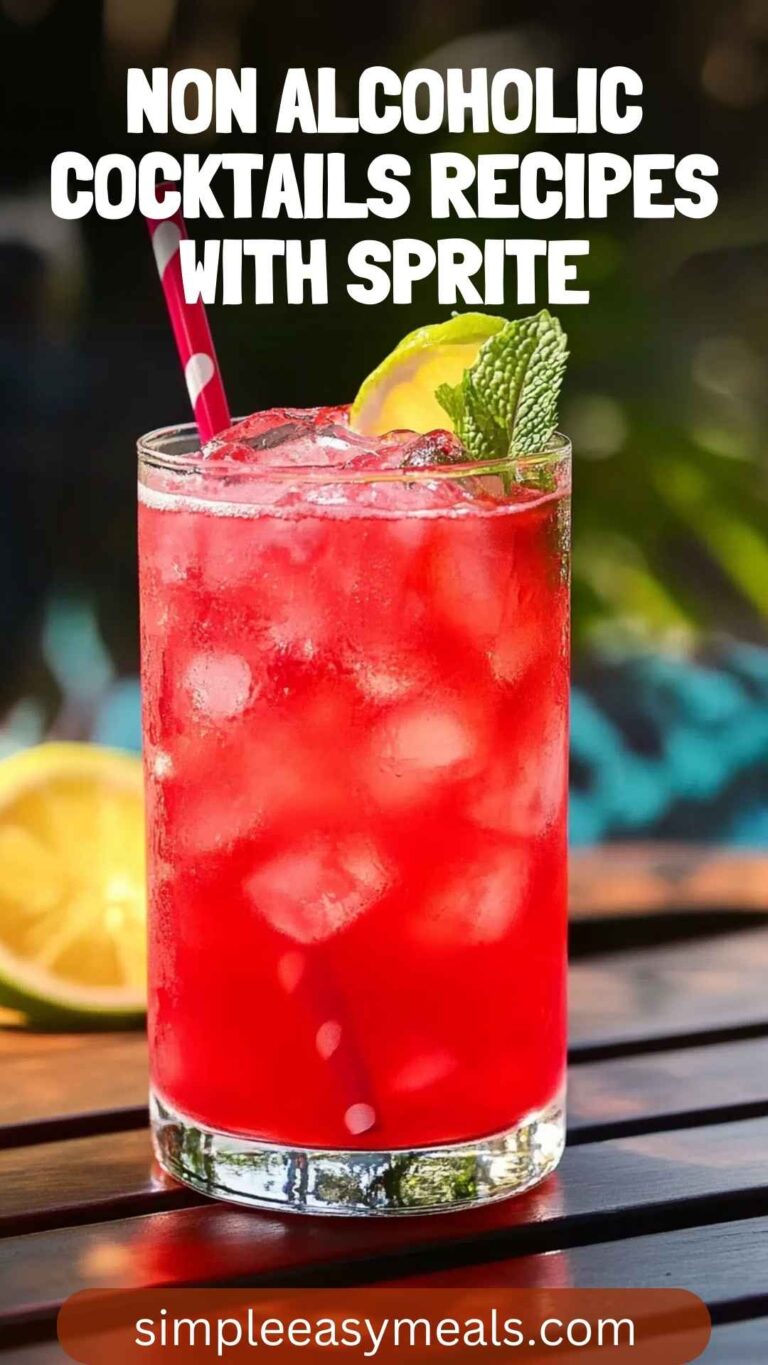 Non Alcoholic Cocktails Recipes With Sprite – Simple Easy Meals