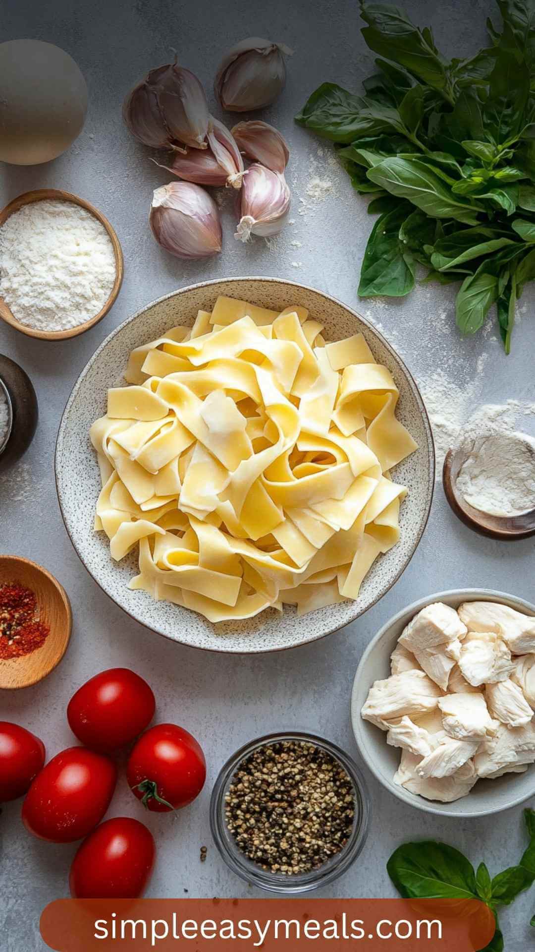 Pappardelle Pasta Copycat Recipe with Chicken