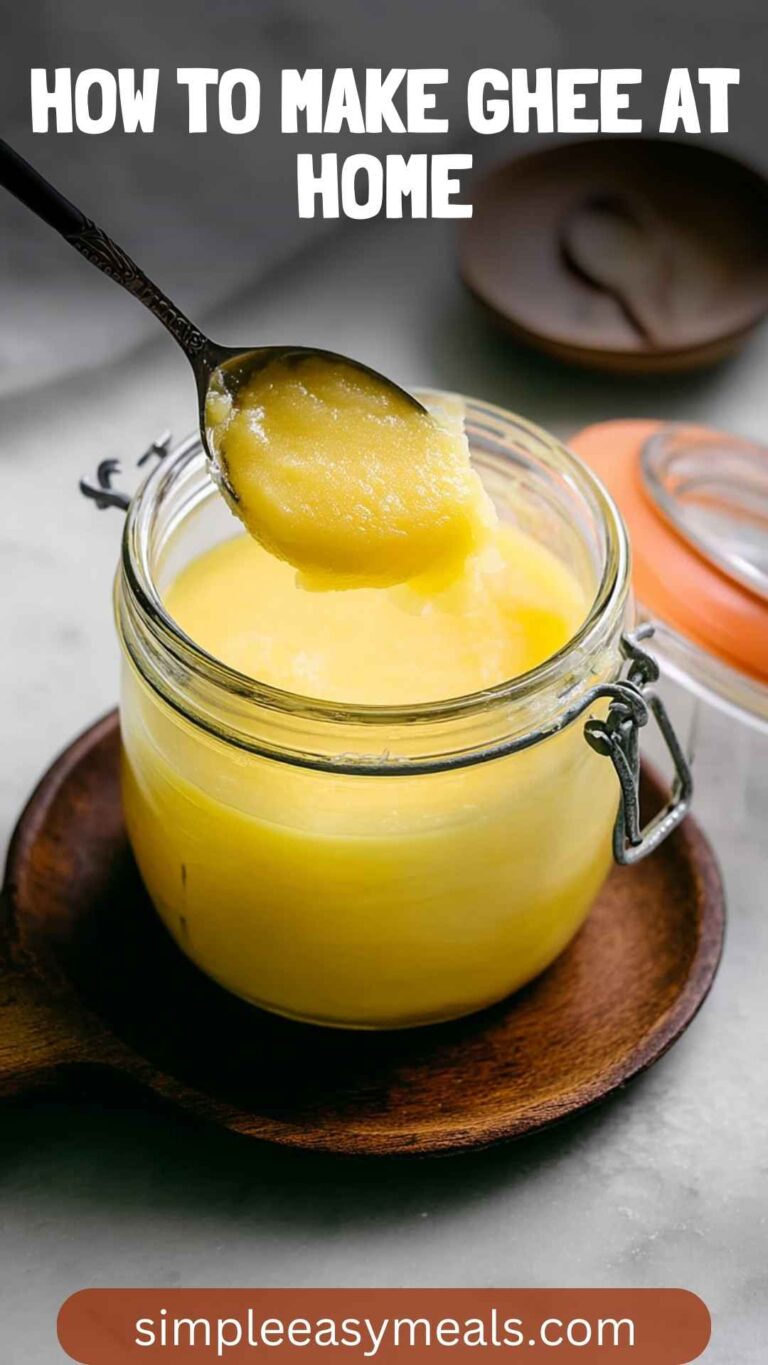 How To Make Ghee At Home – Simple Easy Meals