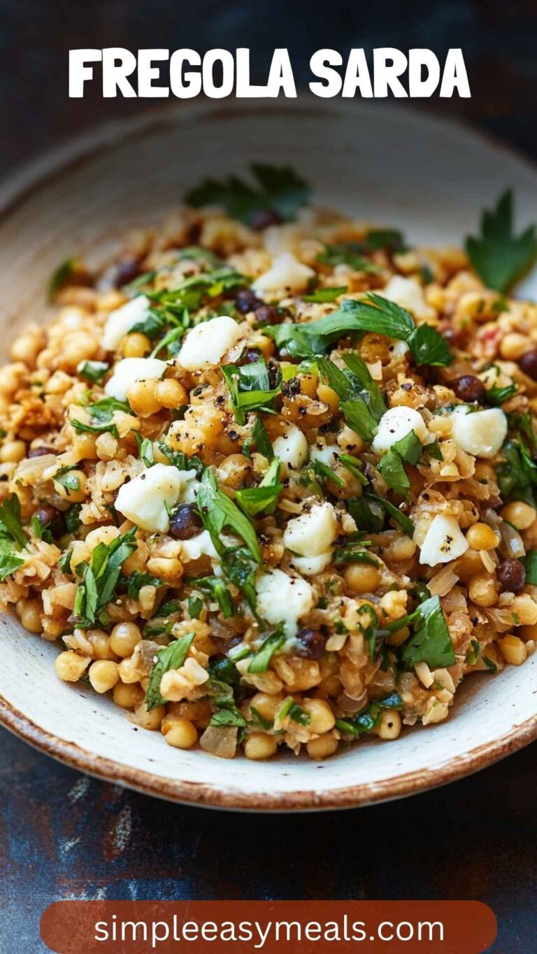 Fregola Sarda – Simple Easy Meals