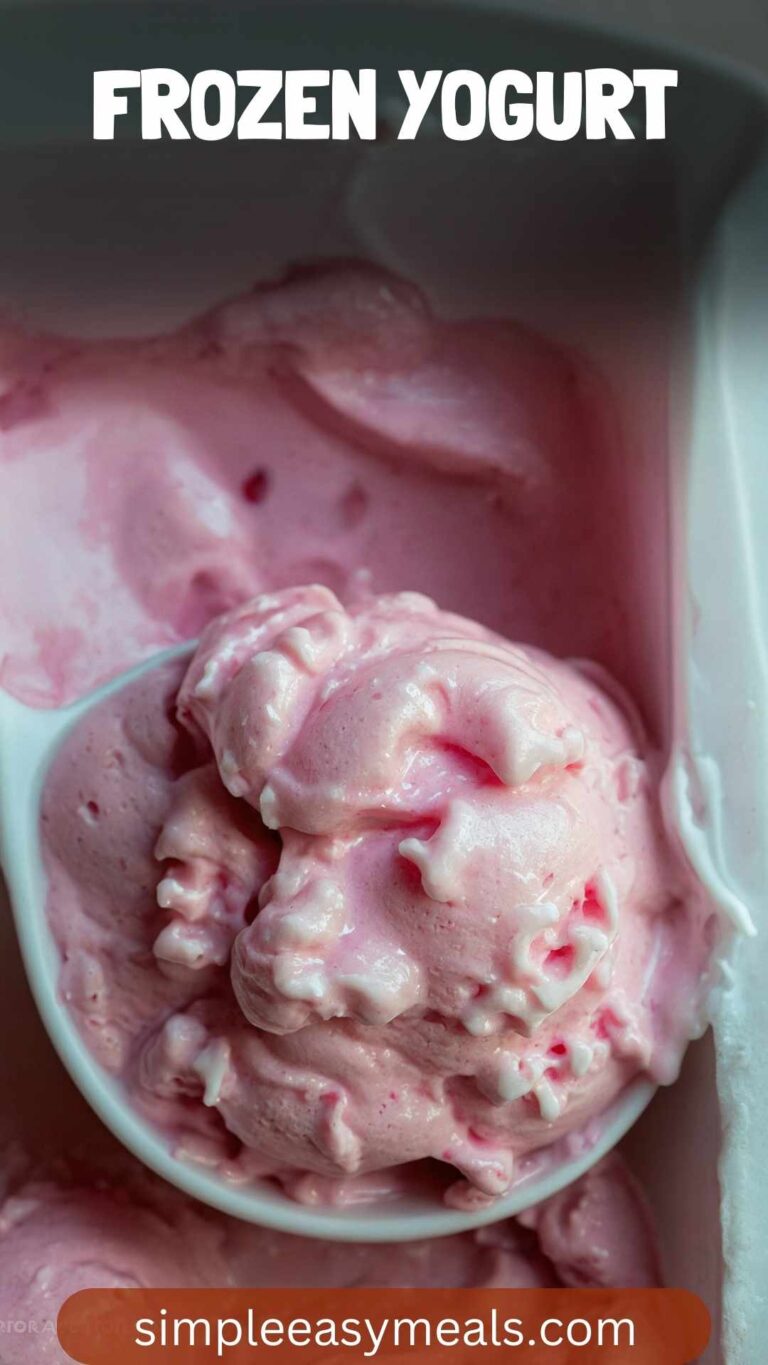 Frozen Yogurt – Simple Easy Meals