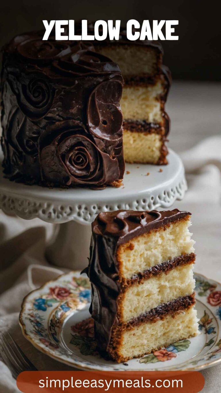 Yellow Cake – Simple Easy Meals