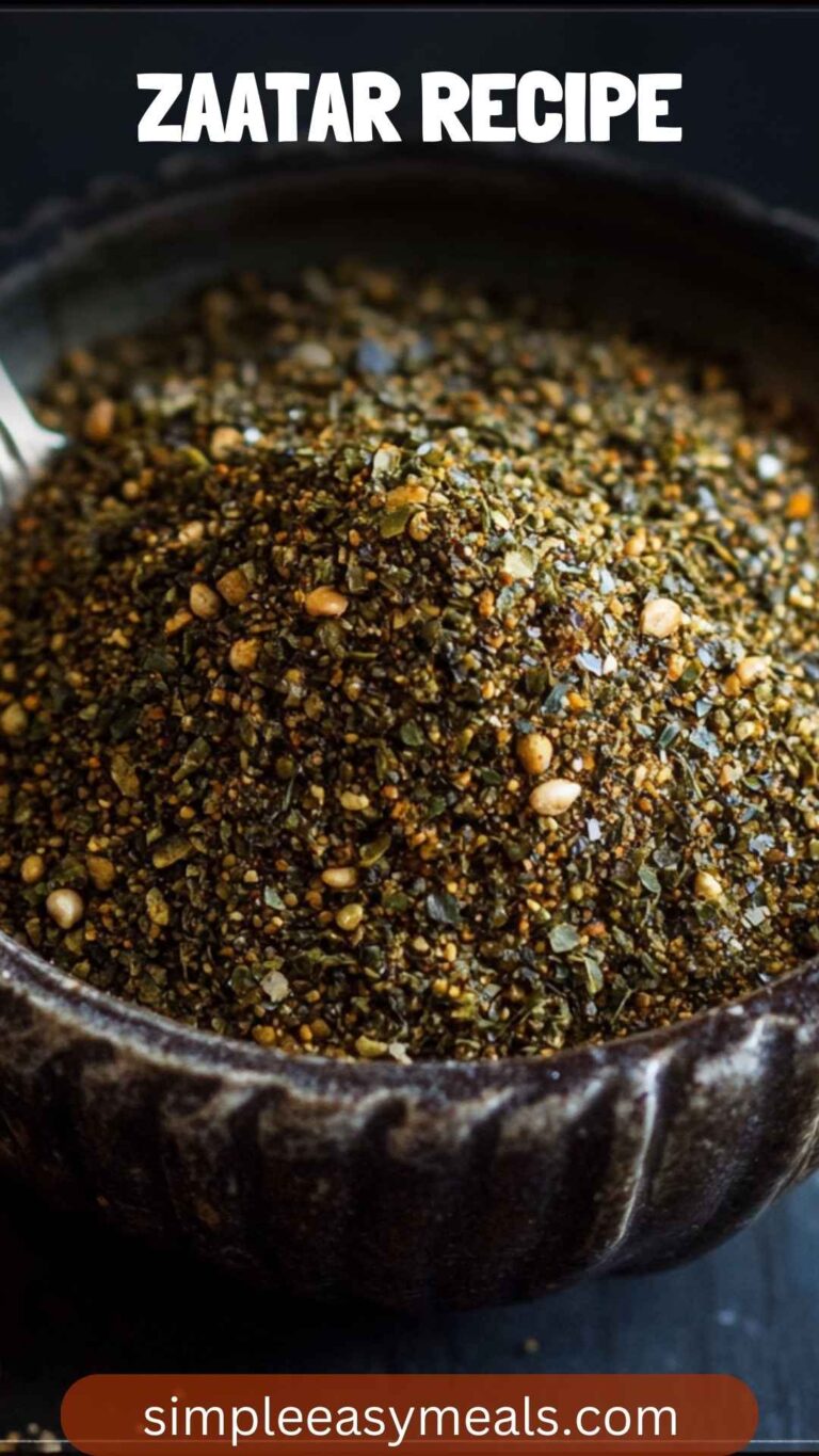 Zaatar Recipe – Simple Easy Meals