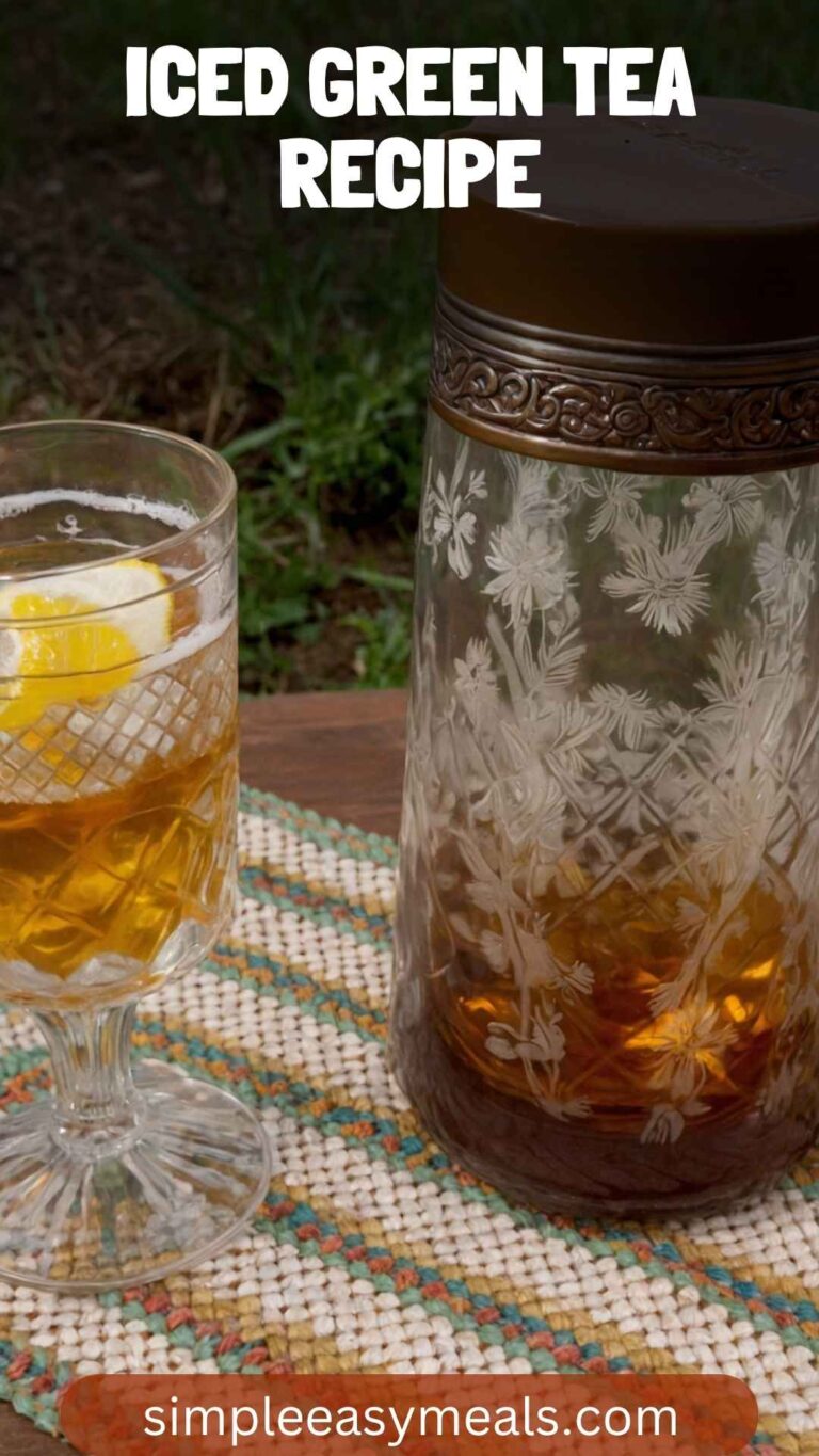 Iced Green Tea Recipe – Simple Easy Meals