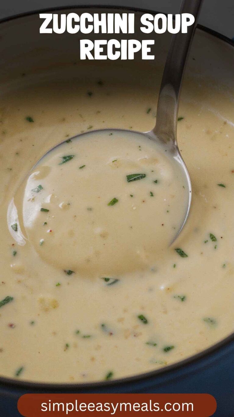 Zucchini Soup Recipe – Simple Easy Meals