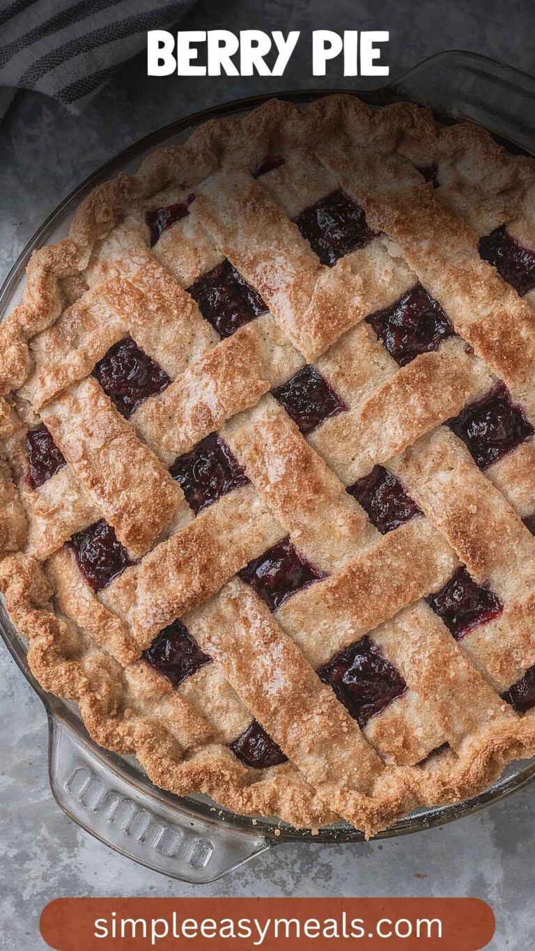 Berry Pie – Simple Easy Meals