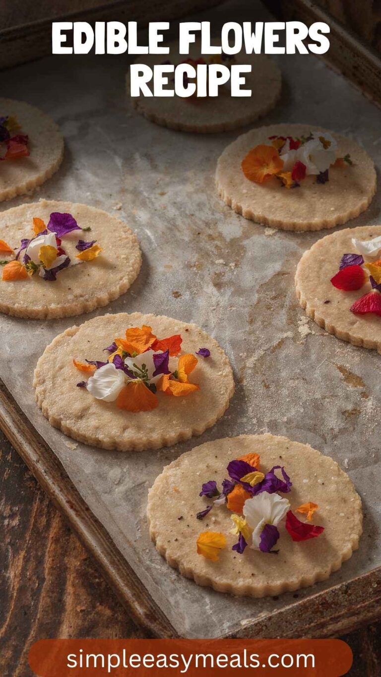 Edible Flowers Recipe – Simple Easy Meals