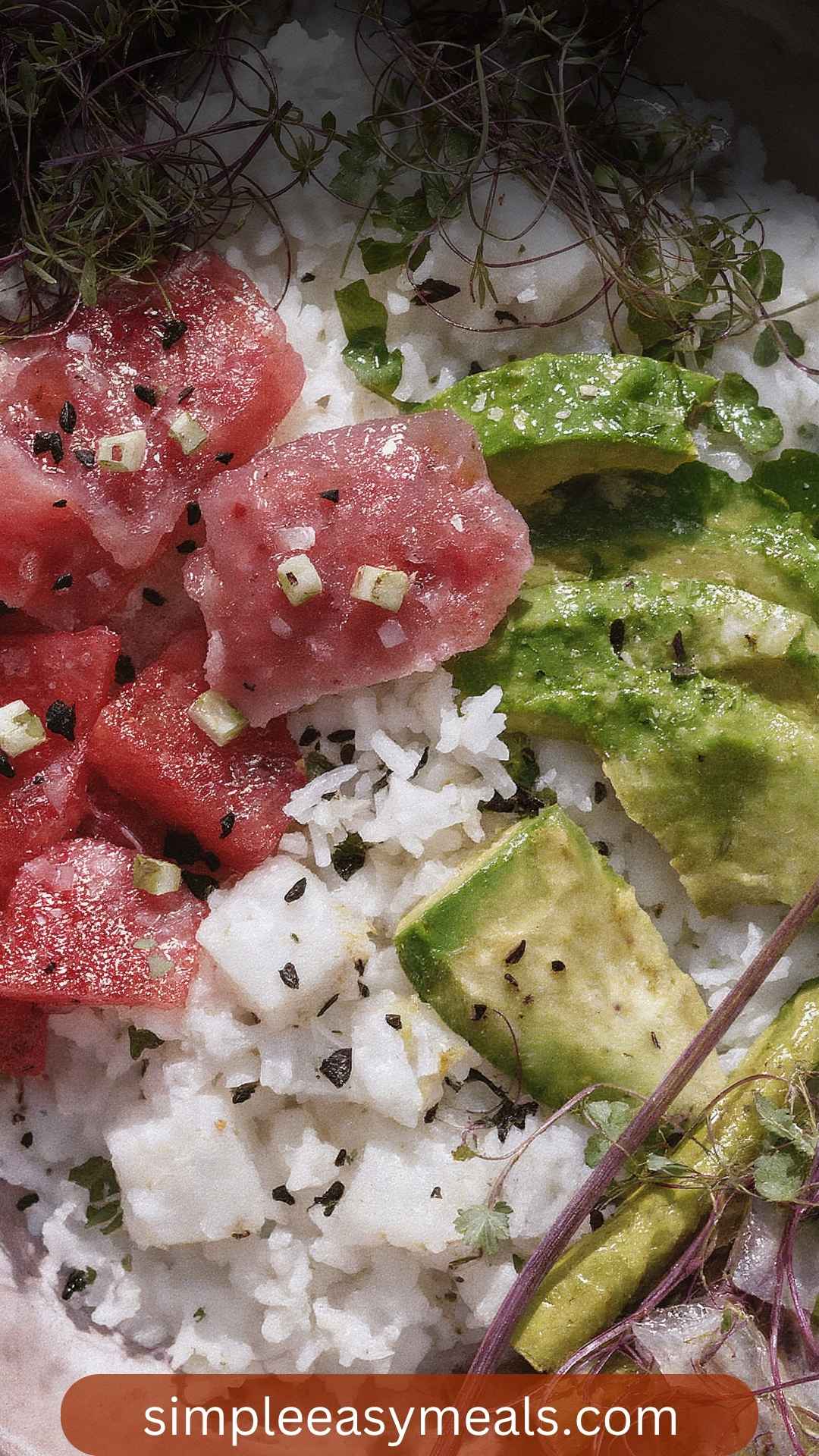 Great Vegetarian Poke Bowl