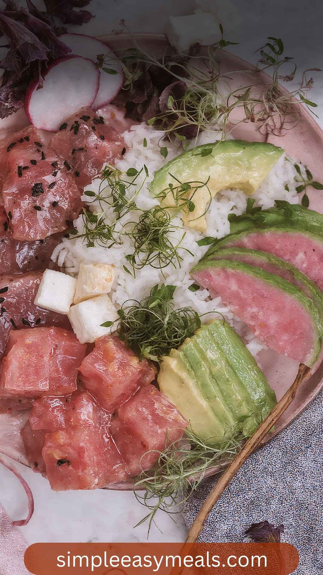 How To Make Best Vegetarian Poke Bowl