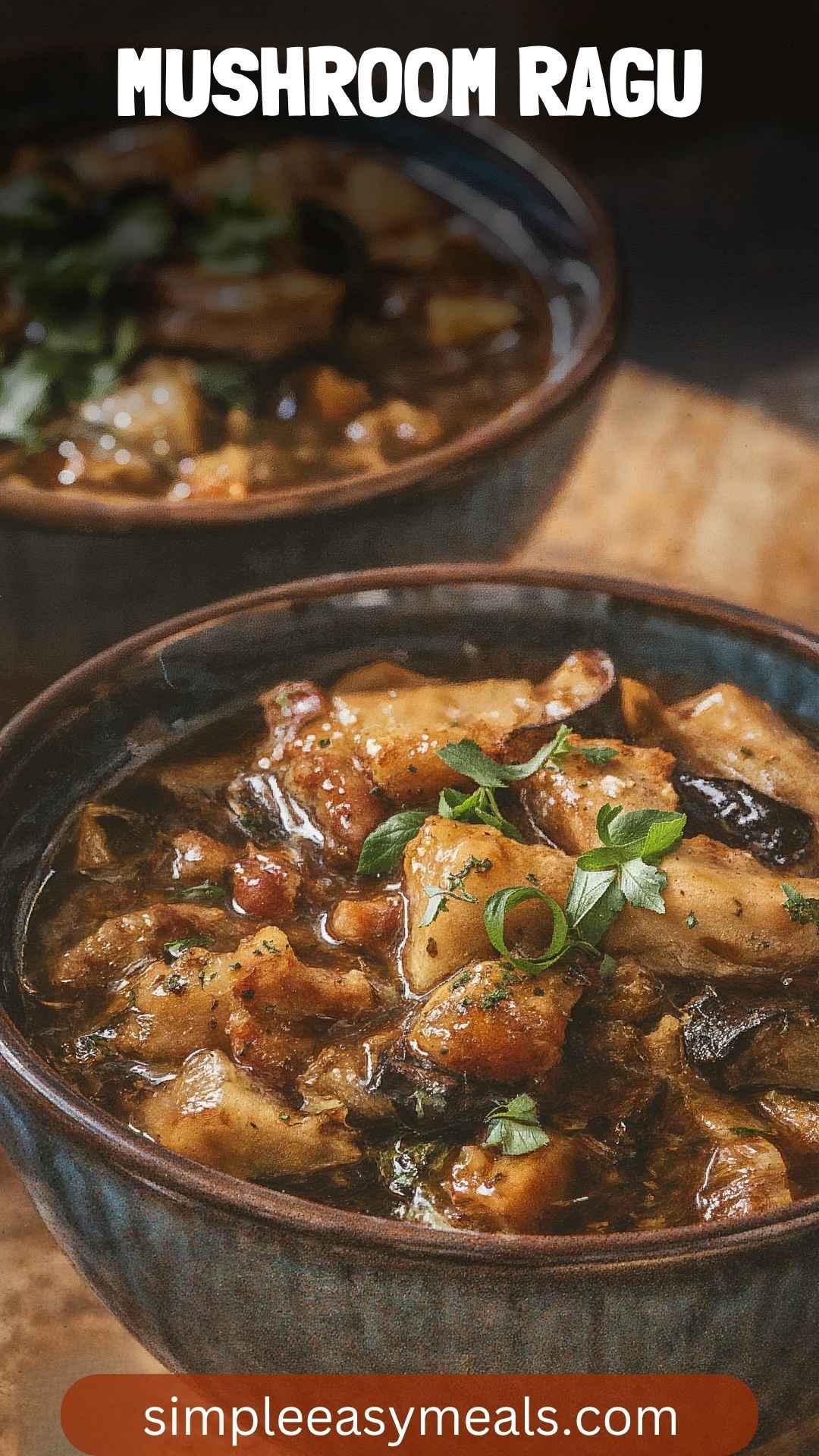 Mushroom Ragu Mushroom Ragu