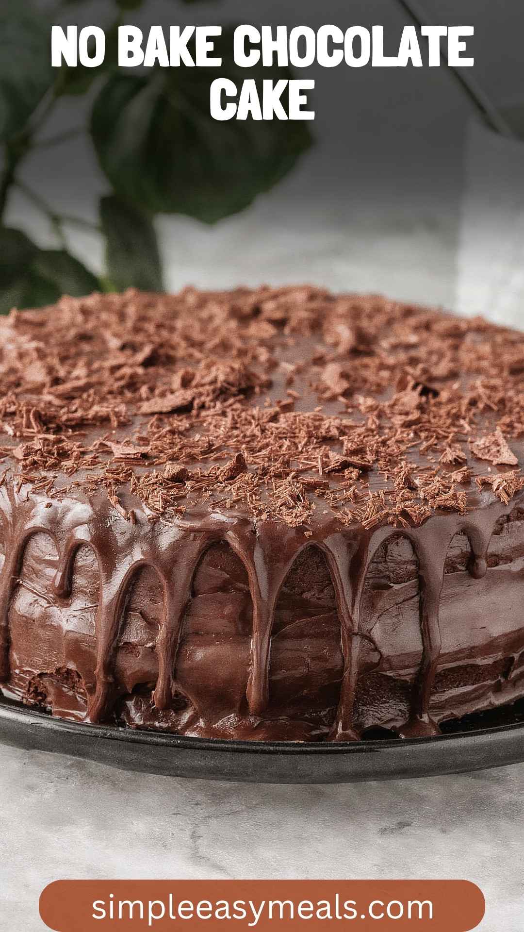 No Bake Chocolate Cake No Bake Chocolate Cake