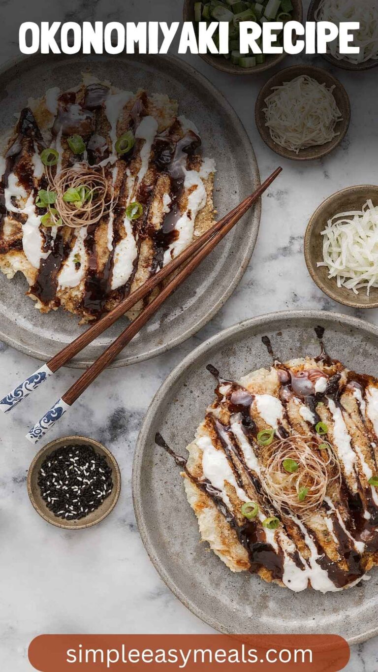 Okonomiyaki Recipe – Simple Easy Meals