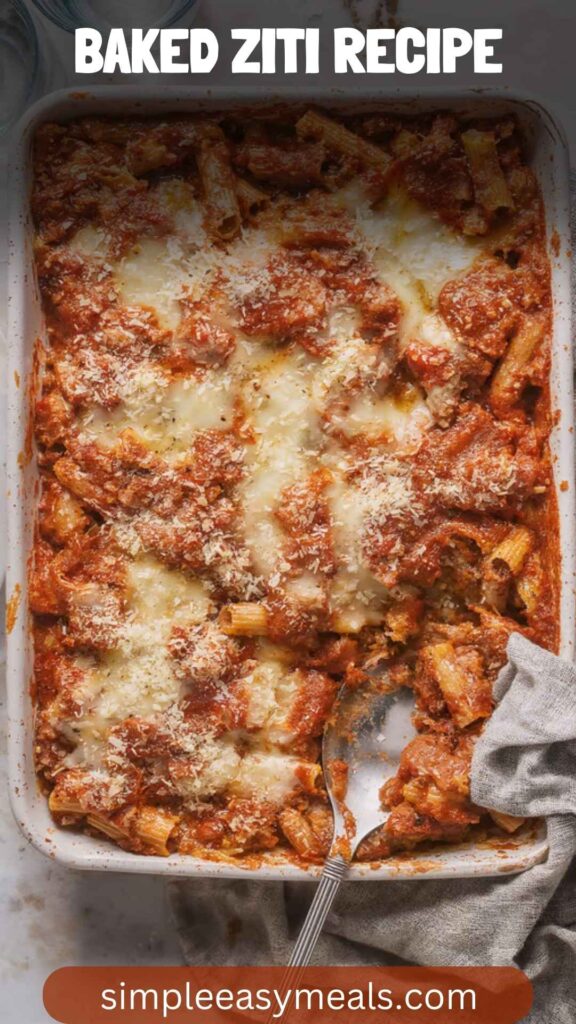 Baked Ziti Recipe