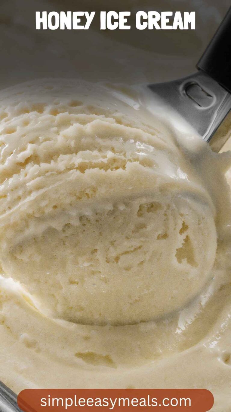 Honey Ice Cream – Simple Easy Meals
