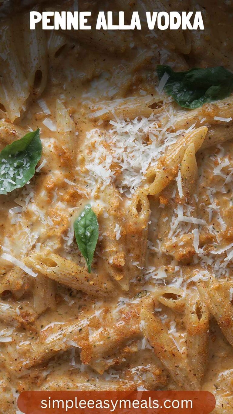 Penne alla Vodka – Simple Easy Meals